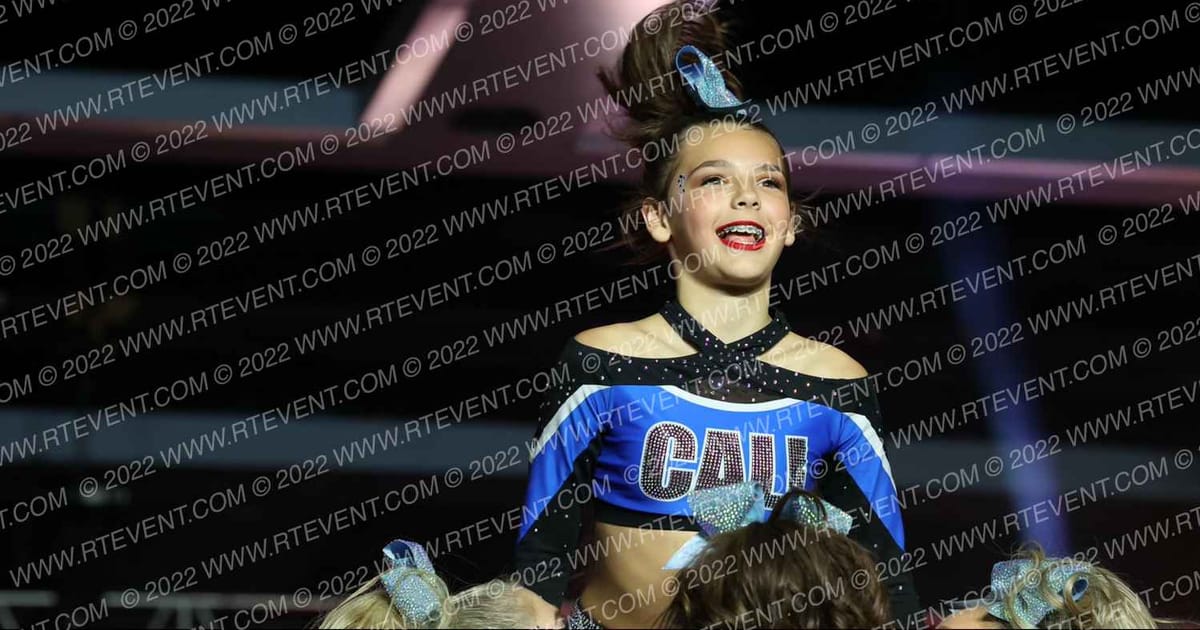 The California All Stars-Livermore Bluettes · All Things Cheer Grand Nationals