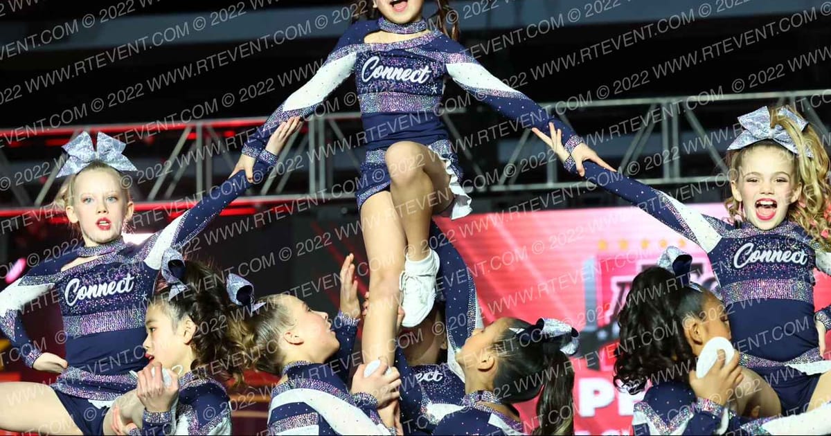 Connect Cheer Northwest Peach · All Things Cheer Grand Nationals