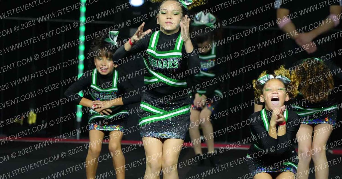 SHARKS CHEER LEVEL 1 · SUNDAY MONDAY NA Nationals
