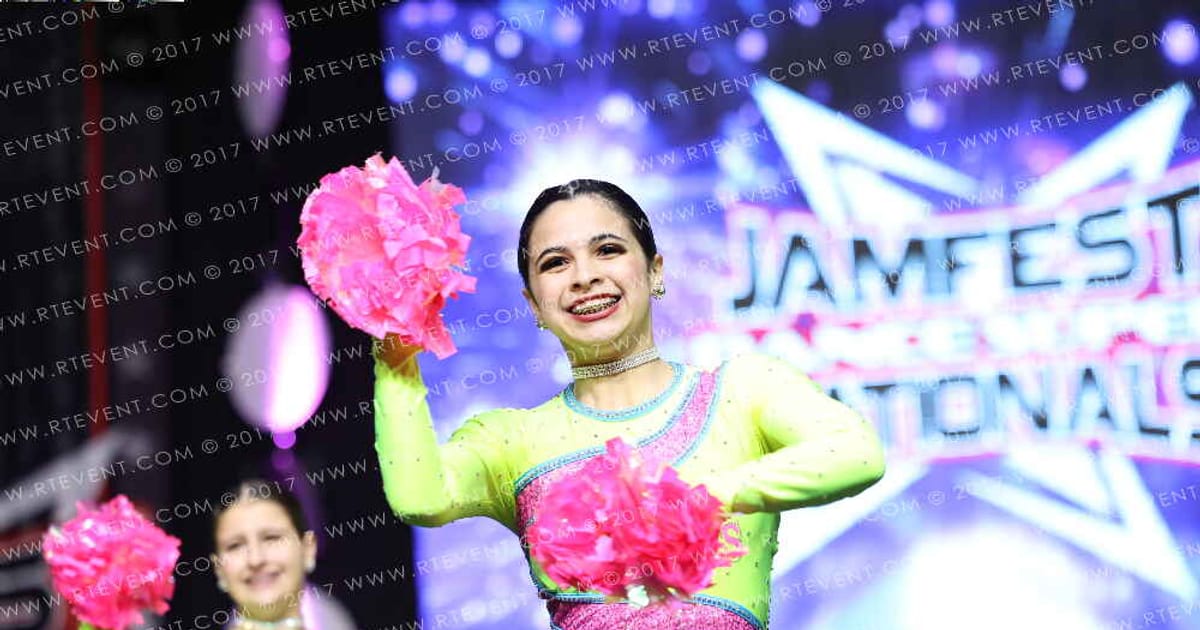 Foursis Dance Academy Foursis Dazzler Dance Team-Senior Large Pom · JamFest Dance Super