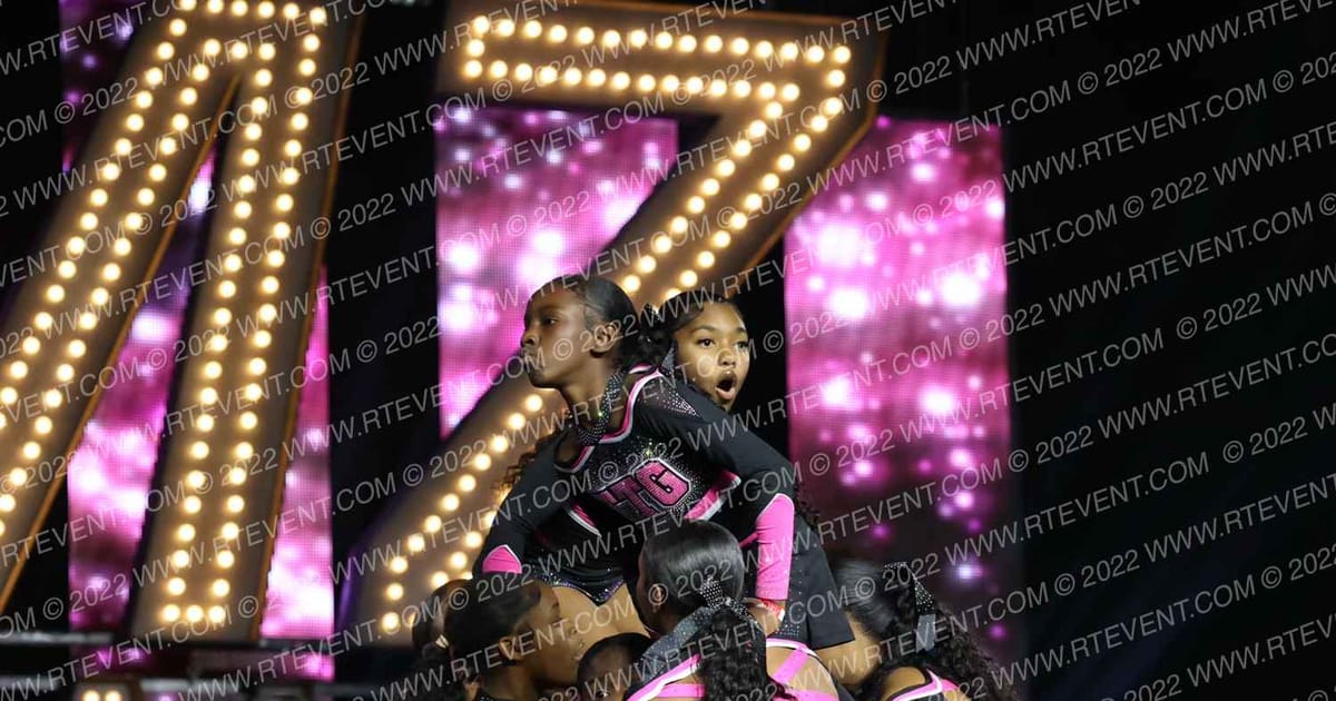 TTG  CHEER  LUXE SQUAD · SUNDAY MONDAY NA Nationals