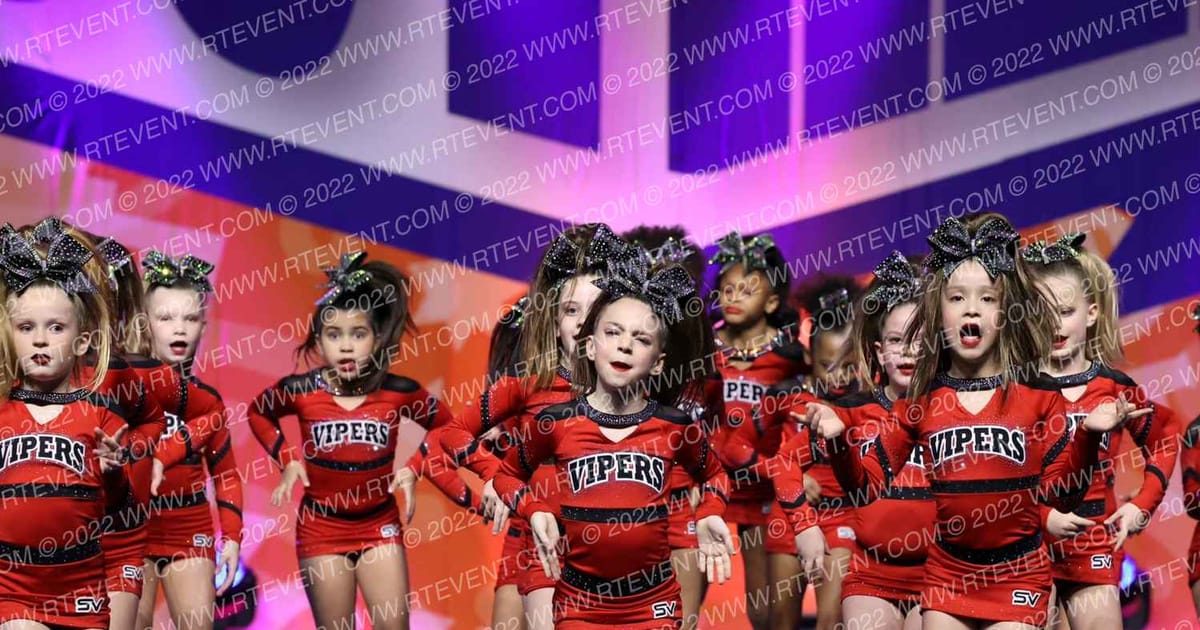 Stars Vipers Sneaky Snakes · Cheer Power Southern Nationals