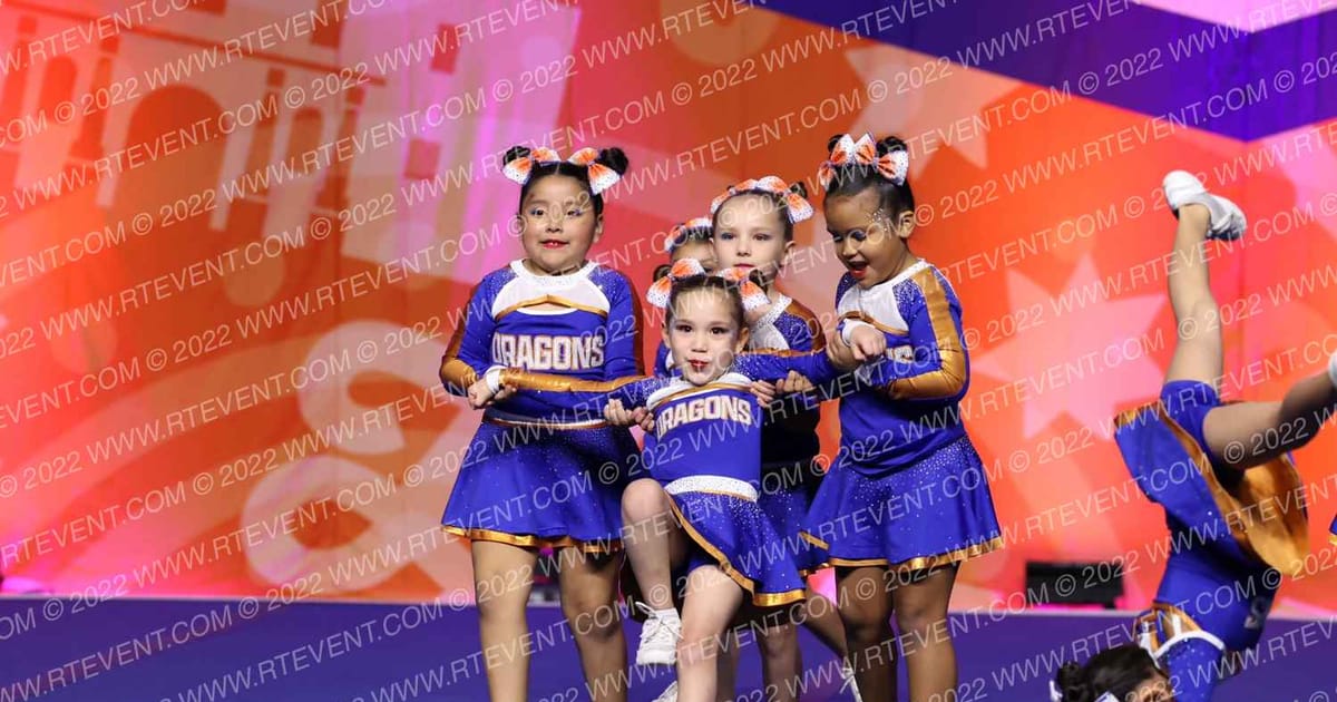 Texas Cheer Dragons Tiny Sparks · Cheer Power Southern Nationals
