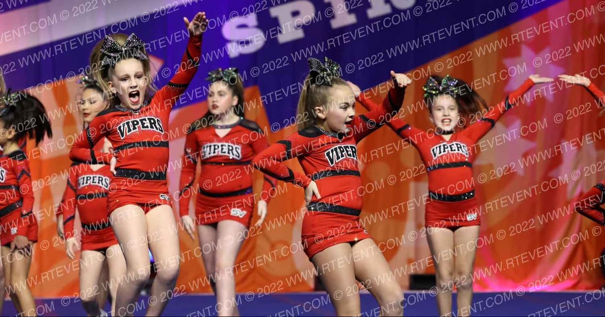 Stars Vipers Red Racers · Cheer Power Southern Nationals
