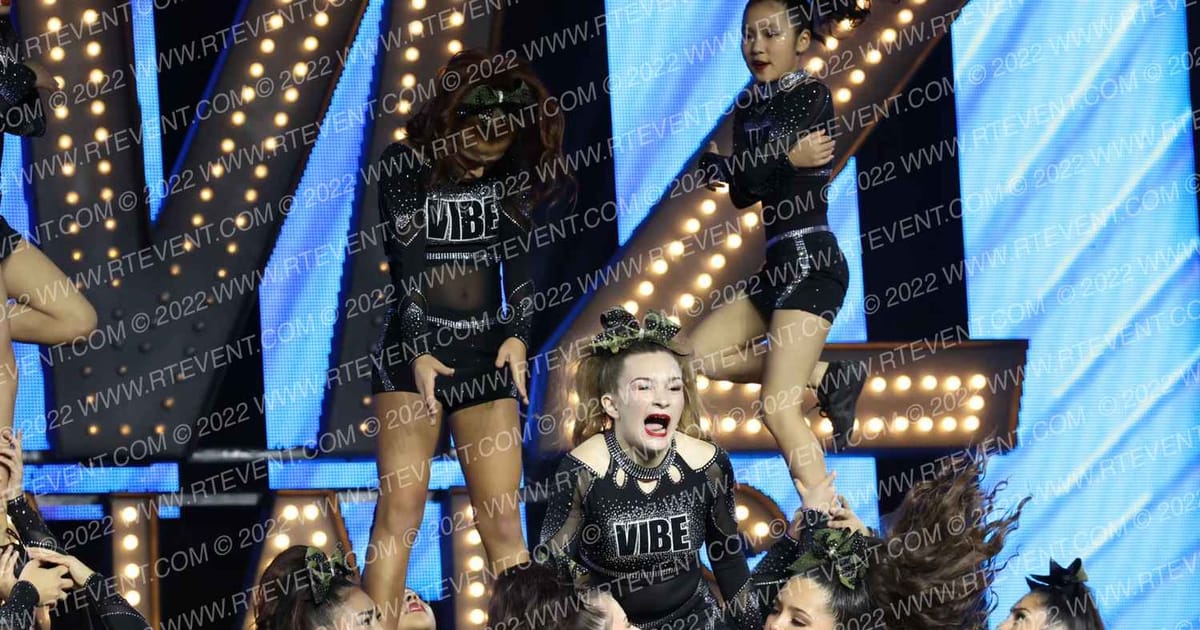 VIBE CHEER PRODIGY · SUNDAY MONDAY NA Nationals
