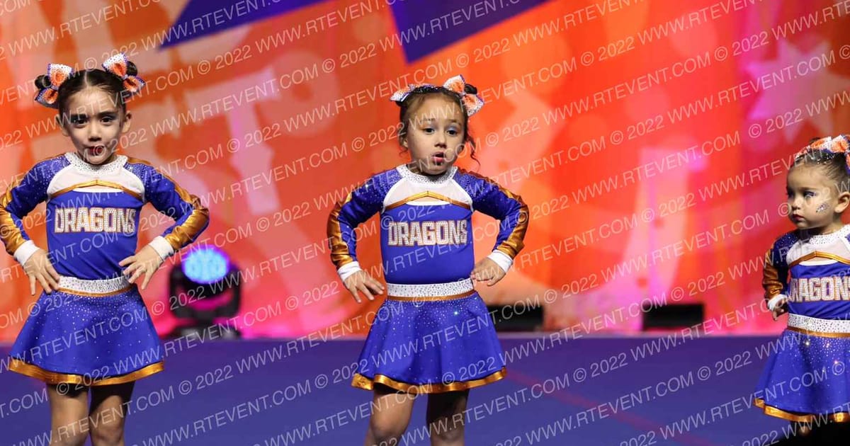 Texas Cheer Dragons Fire Fairies · Cheer Power Southern Nationals