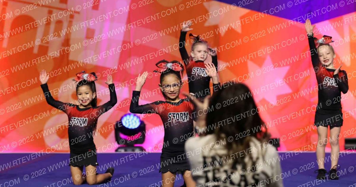 Texas Storm Athletics TINY TWISTERS · Cheer Power Southern Nationals