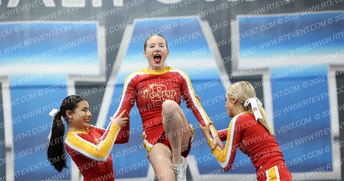 Rosary HS 15 · Cheerpros Riverside Friday