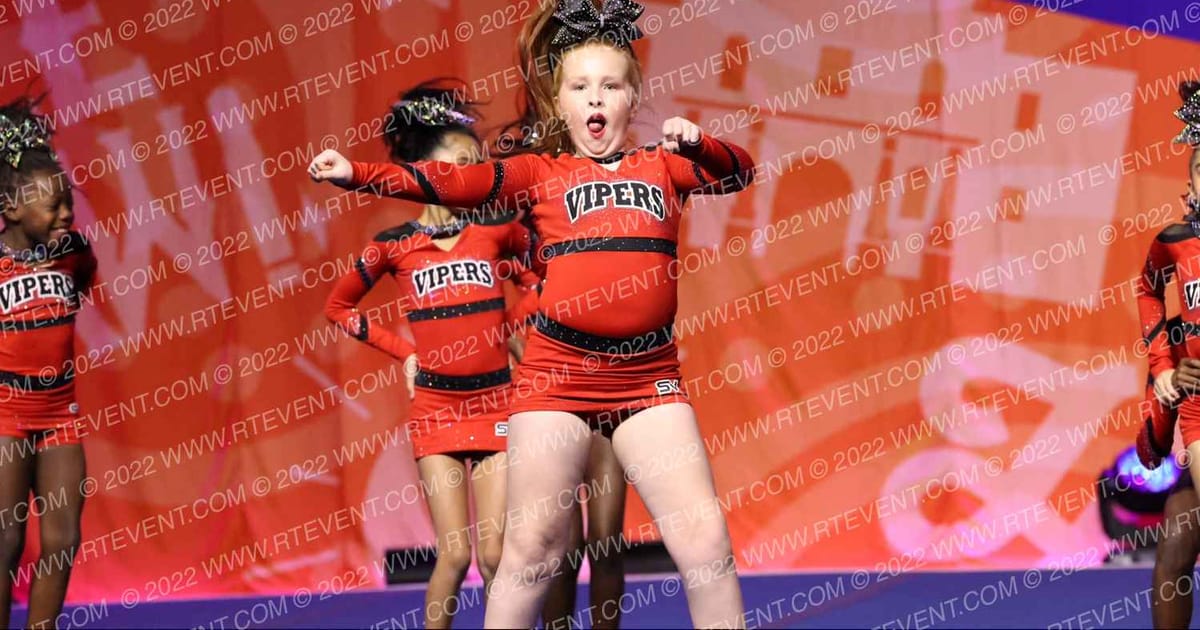 Stars Vipers Coral Crush · Cheer Power Southern Nationals