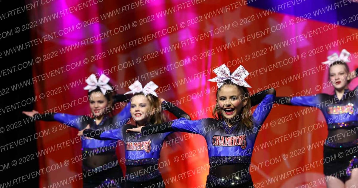 The Champions All Stars Ruby Red · Cheer Power Southern Nationals