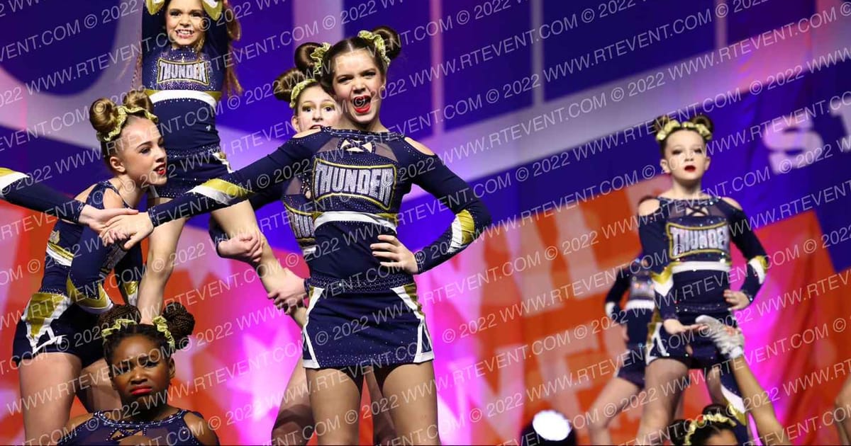 Thunder Elite Voltage · Cheer Power Southern Nationals