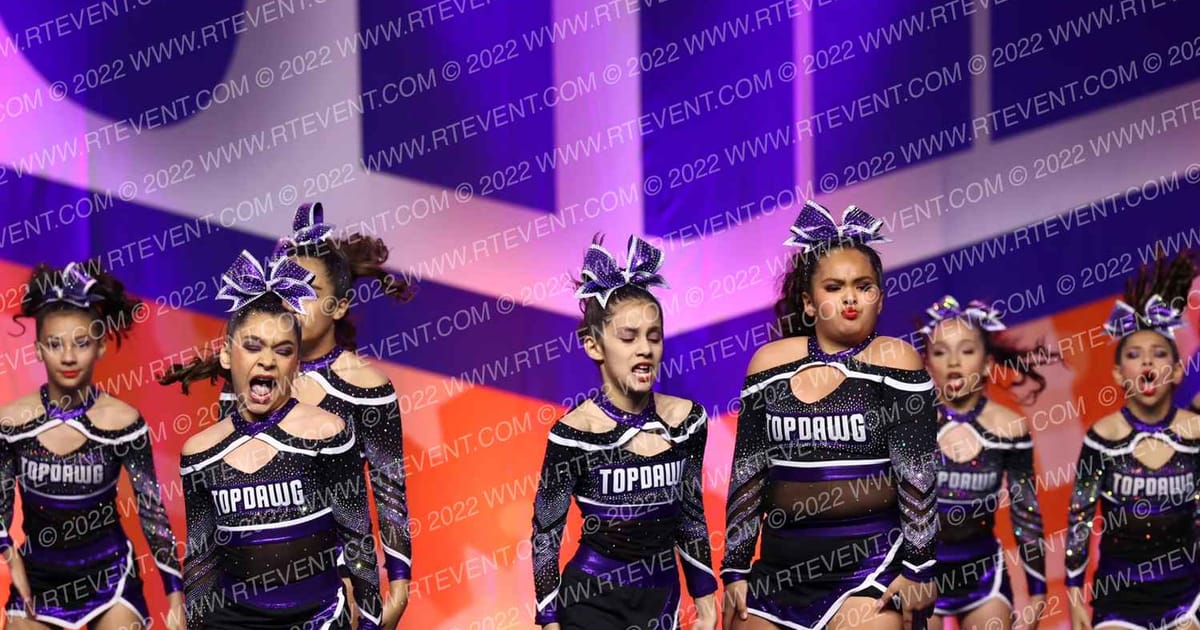 Top Dawg Cheer & Tumbling Wolf Pack · Cheer Power Southern Nationals
