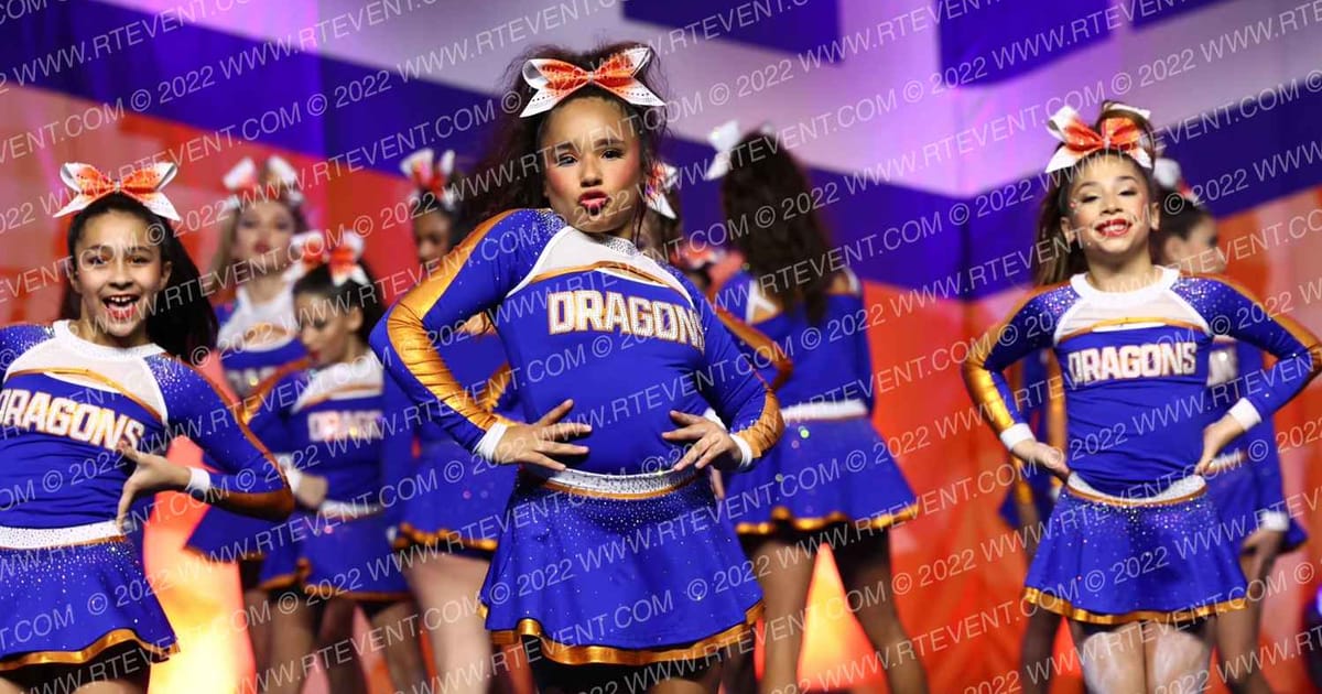 Texas Cheer Dragons Lady Blaze · Cheer Power Southern Nationals
