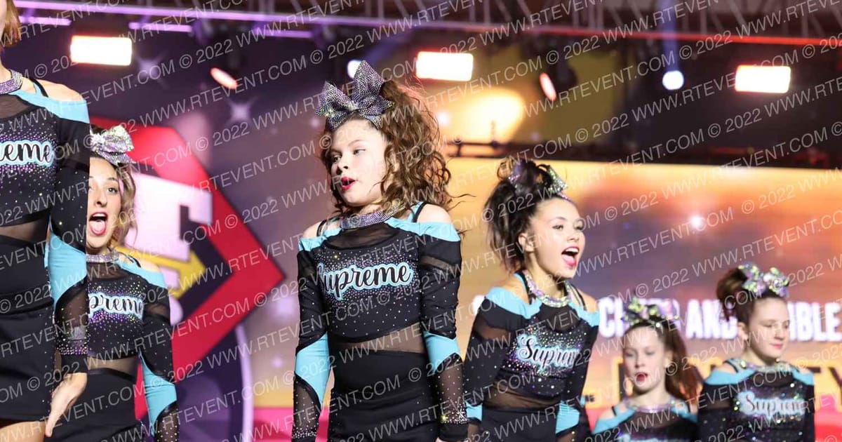 Supreme Cheer and Tumble Teal Dynasty · Grand Nationals Palm Springs