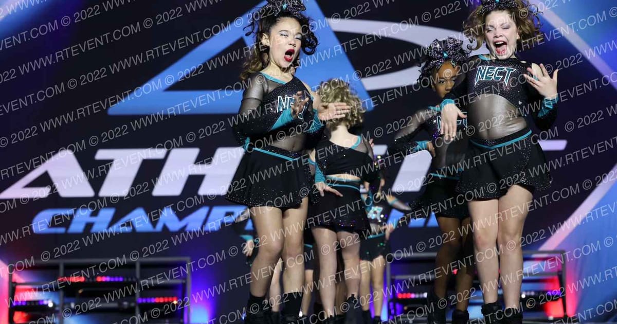 New England Cheer & Tumble Mini Black Pearls · Athletic Grand Nationals RI