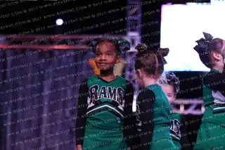 Central Dauphin Youth Rams Cheerleading Mini Space Rams