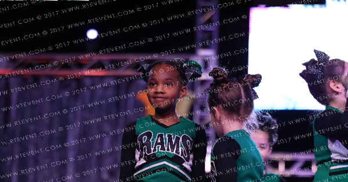 Central Dauphin Youth Rams Cheerleading Mini Space Rams · ACDA Reach the Beach Ocean City Showdown