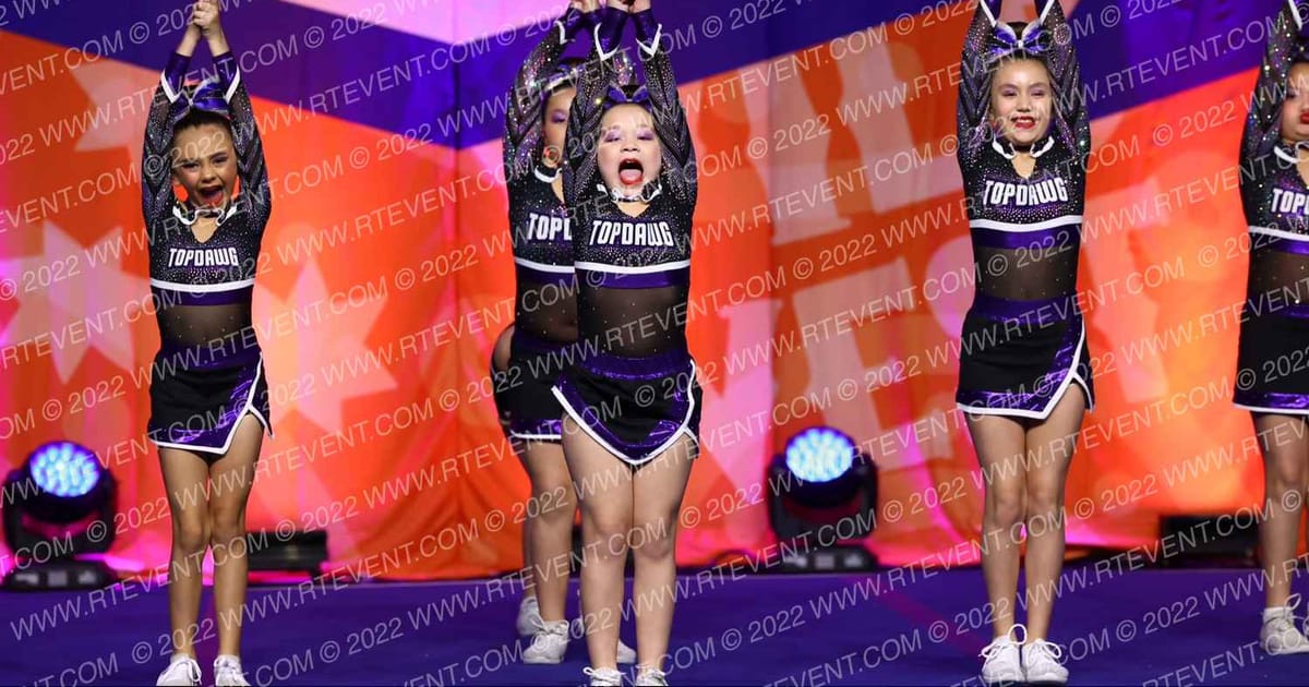 Top Dawg Cheer & Tumbling K9 Cuties · Cheer Power Southern Nationals