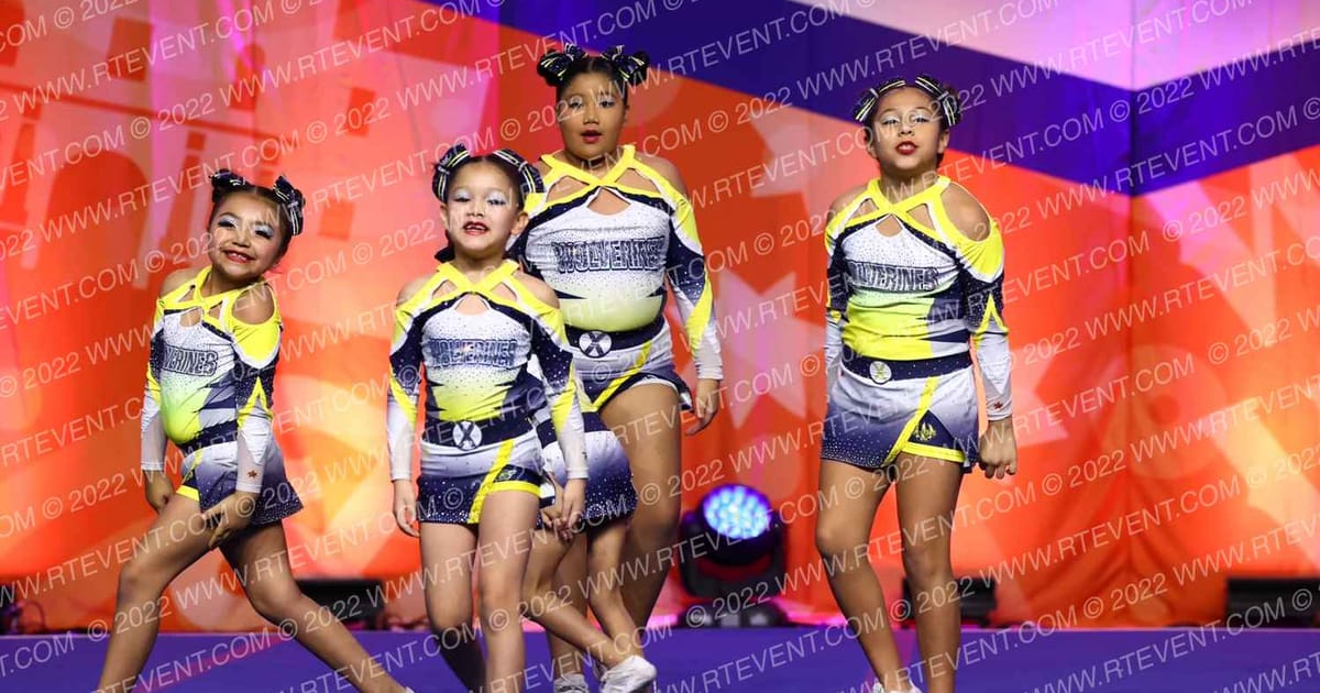 Texas Wolverine All Stars Sparkle Blades · Cheer Power Southern Nationals