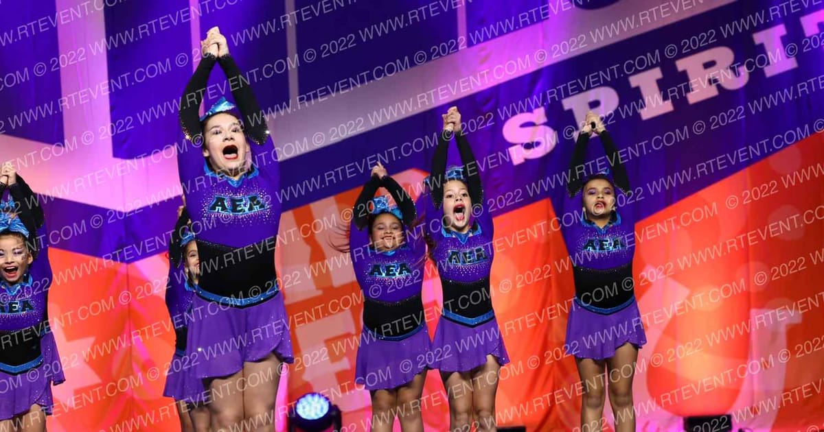 Amistad Eagles All Stars TEAL LIGHTNING · Cheer Power Southern Nationals