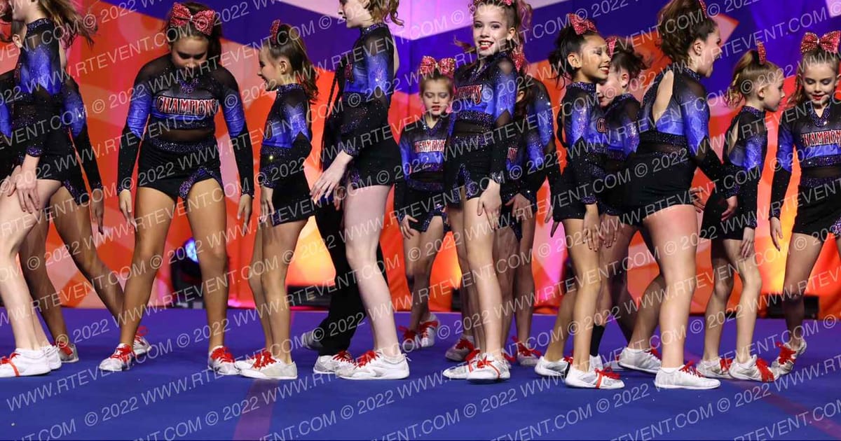 The Champions All Stars Ruby Red · Cheer Power Southern Nationals