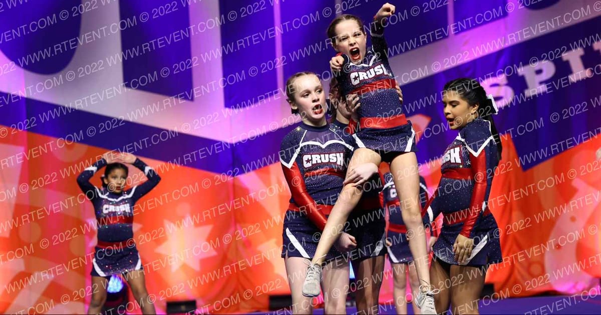 Crush All Stars Rebel Reign · Cheer Power Southern Nationals