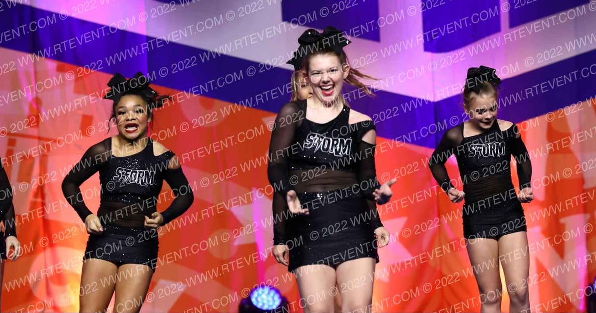 Texas Storm Athletics BLACKOUT · Cheer Power Southern Nationals