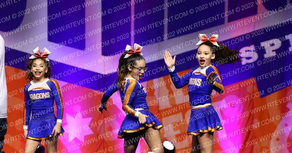 Texas Cheer Dragons Lady Blaze · Cheer Power Southern Nationals