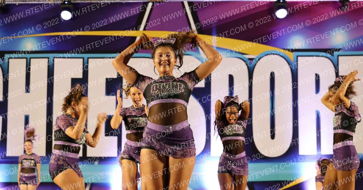 Divine Athletics Cheer Ultraviolet · CHEERSPORT Baltimore Classic