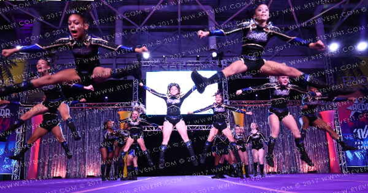Tri-Town Competitive Cheerleading Senior Rain · ACDA Reach the Beach Ocean City Showdown