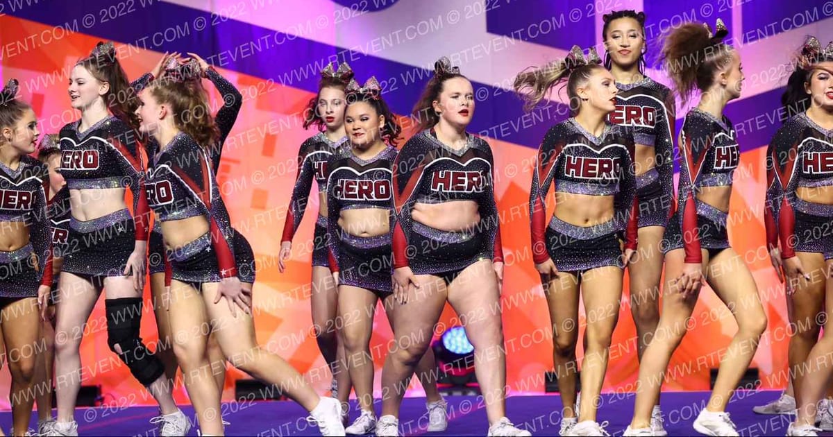Hero Athletics Fab 4 · Cheer Power Southern Nationals