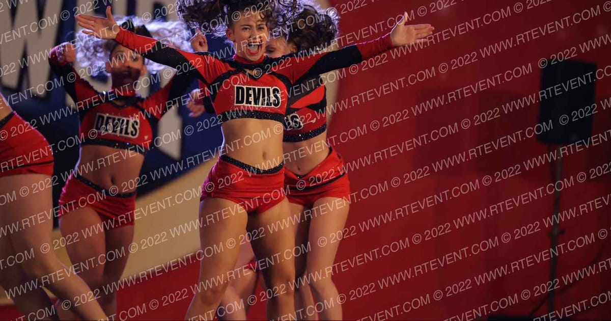 Jersey Devils Pitch Black · Cheer Power Trenton Showdown DIDII