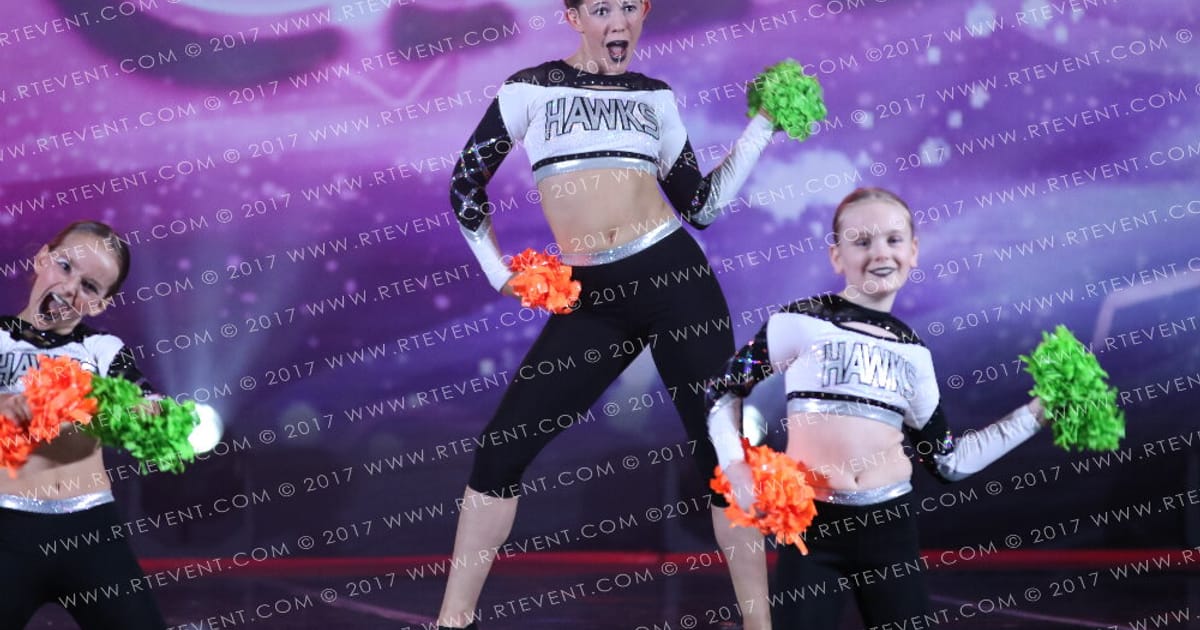 Hartlepool Hawks Cheerleading Academy Movement · Heart of London University Nationals