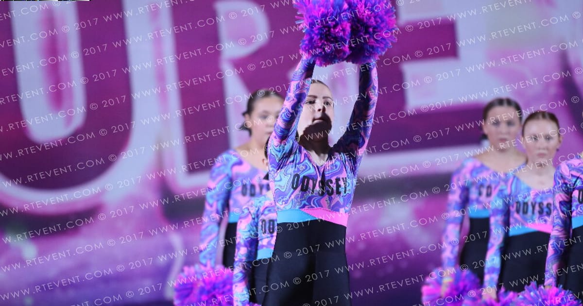 odyssey elite cheerleading ODYSSEY DRIFT · Heart of London University Nationals