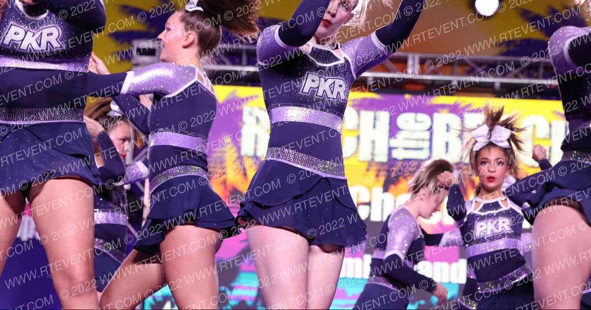 PKR Cheer Club Blue Hail · ACDA Reach the Beach Rec NATIONALS