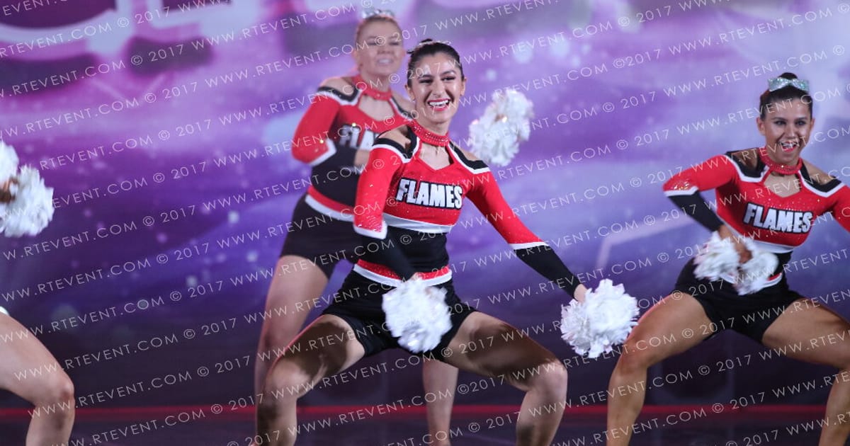 Essex Flames Pom · Heart of London University Nationals