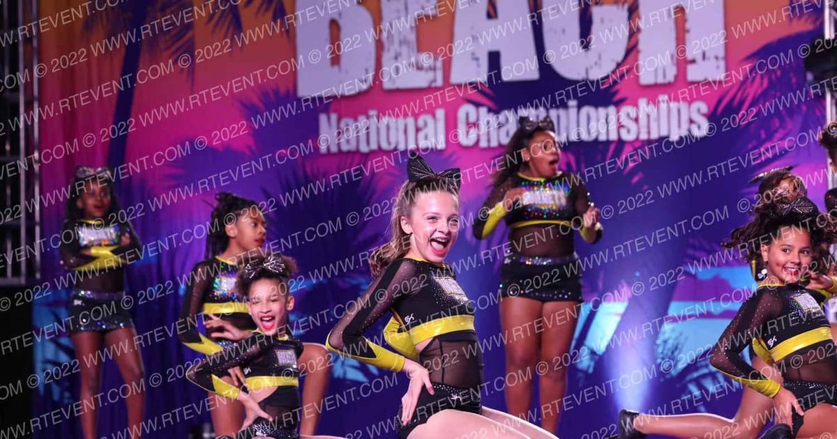Hornets Competitive Cheerleading Super Swarm · ACDA Reach the Beach Rec NATIONALS