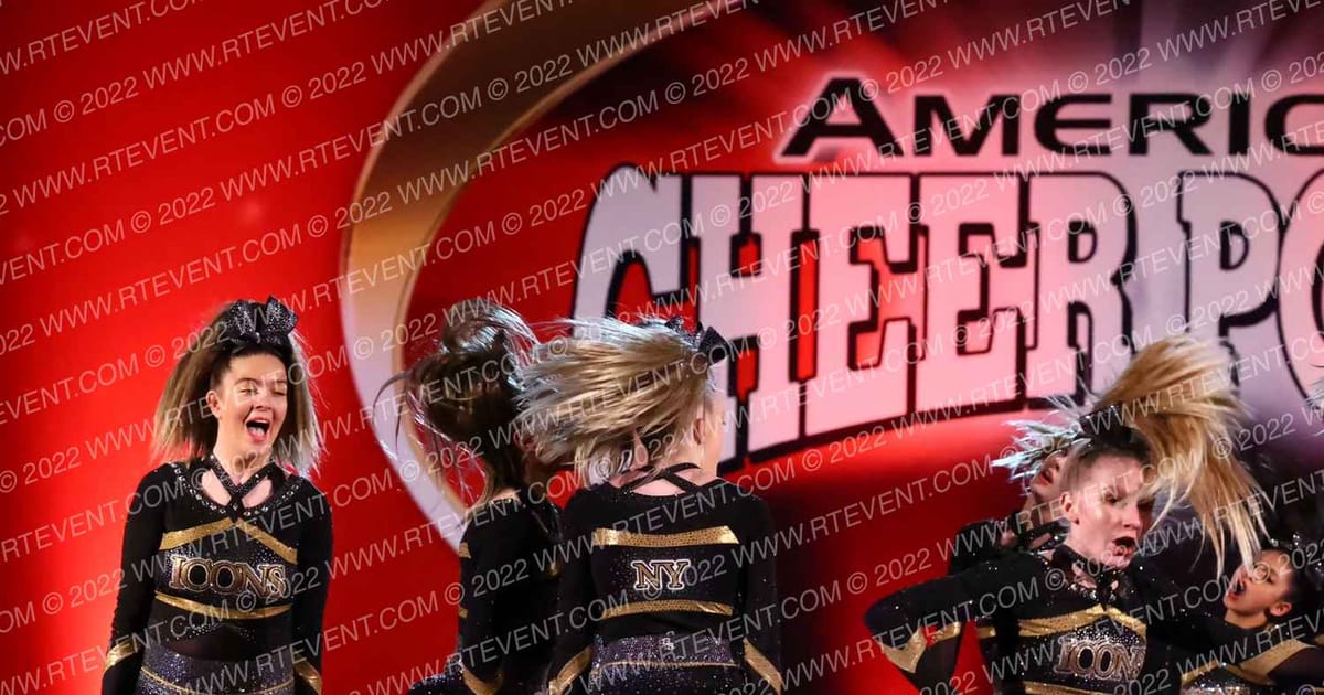 New York Icons Senior Gold · American Cheer Power Rochester Showdown