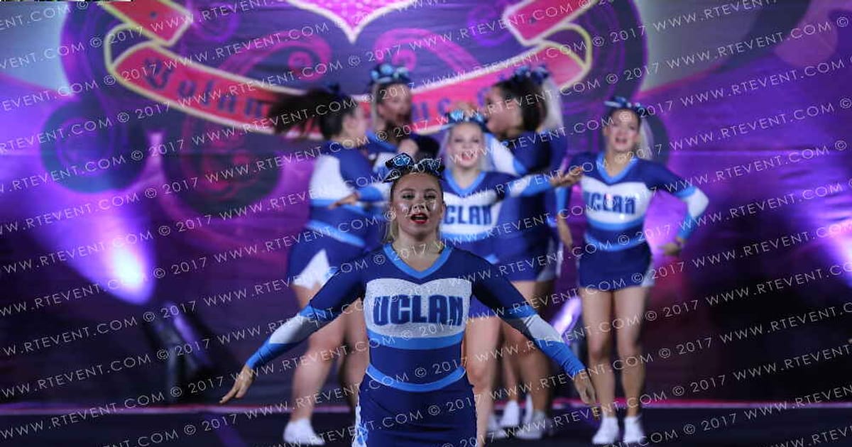 UCLAN Tigers Large University All Girl Level 1 · Heart of London University Nationals