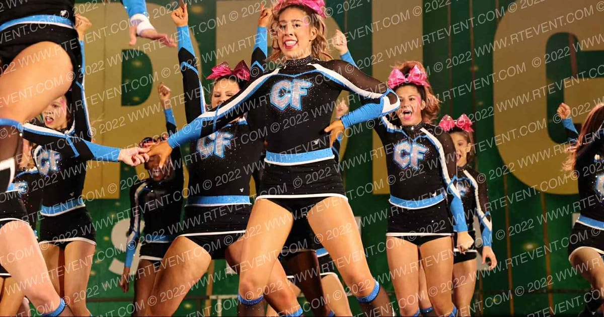 Louisiana Cheer Force Pink · Mardi Gras Biloxi Showdown