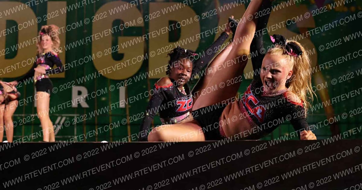 Zachary Cheer Athletics Senior Flame · Mardi Gras Biloxi Showdown