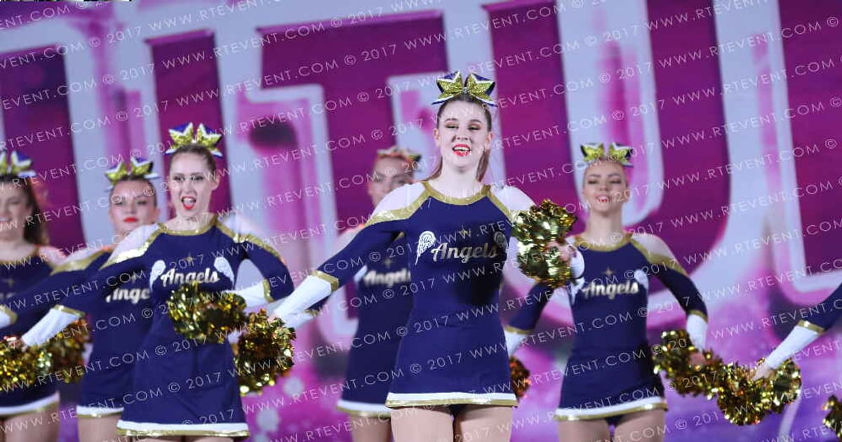 UEA Angels Large University Dance Pom · Heart of London University Nationals