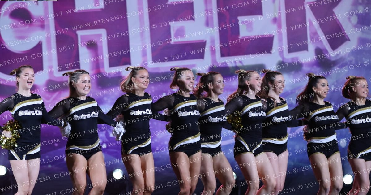 Sheffield Sabrecats Pom Cheerleading · Heart of London University Nationals