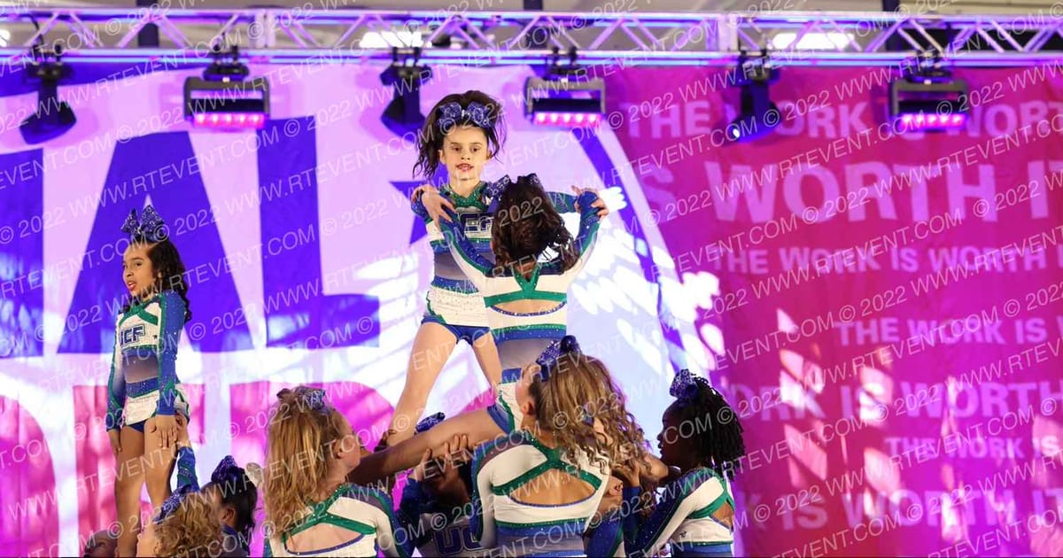 University Cheer Force Flash · NCA Roseville Showdown