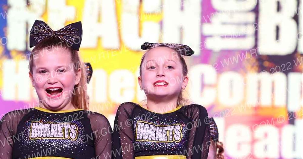 Hornets Competitive Cheerleading Royal Bees · ACDA Reach the Beach Rec NATIONALS