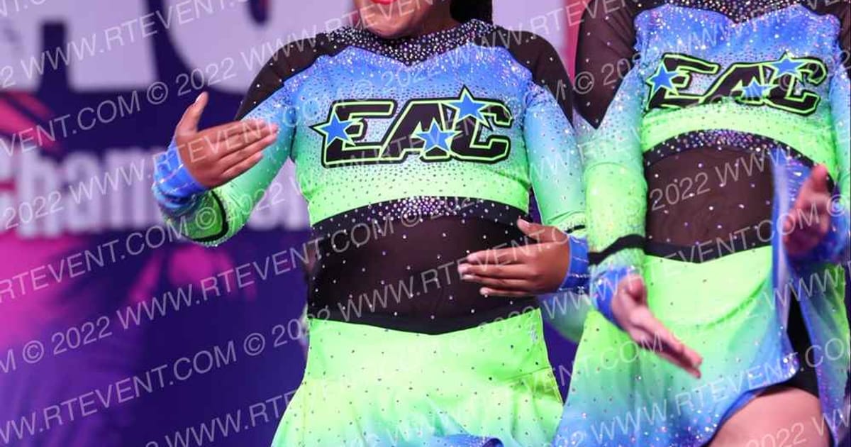 Elite Athletic Cheer Lime Crew · ACDA Reach the Beach Rec NATIONALS