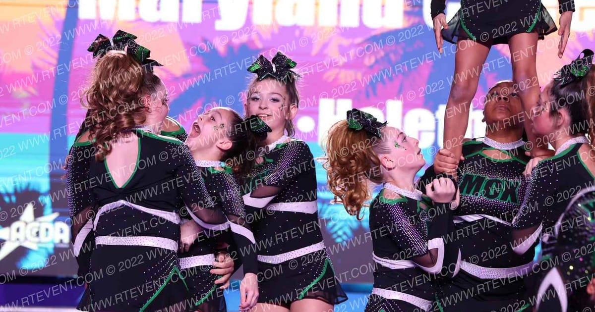Maryland Cheer Xplosion Bombshells · ACDA Reach the Beach Rec NATIONALS