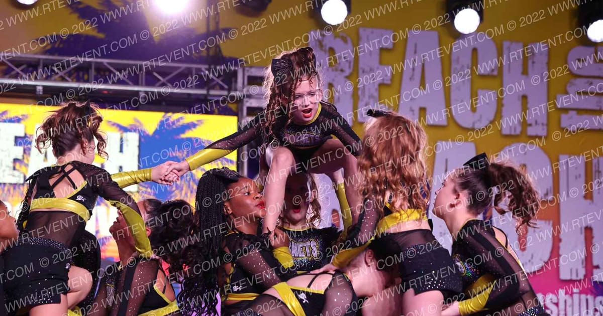 Hornets Competitive Cheerleading Venomous · ACDA Reach the Beach Rec NATIONALS