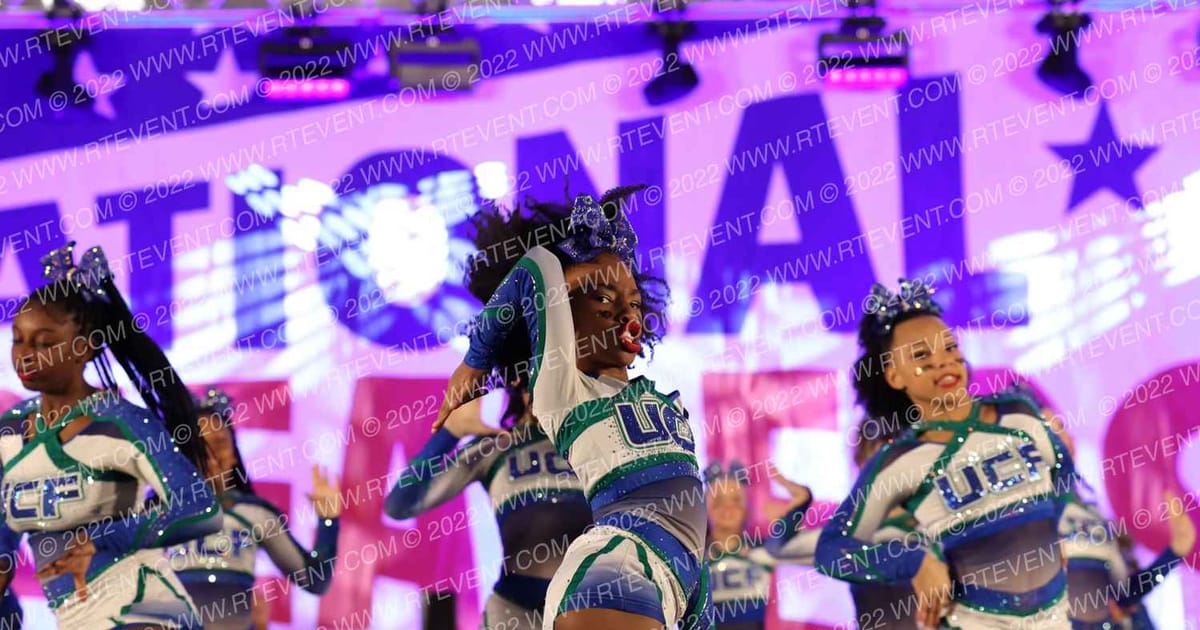 University Cheer Force Rain · NCA Roseville Showdown