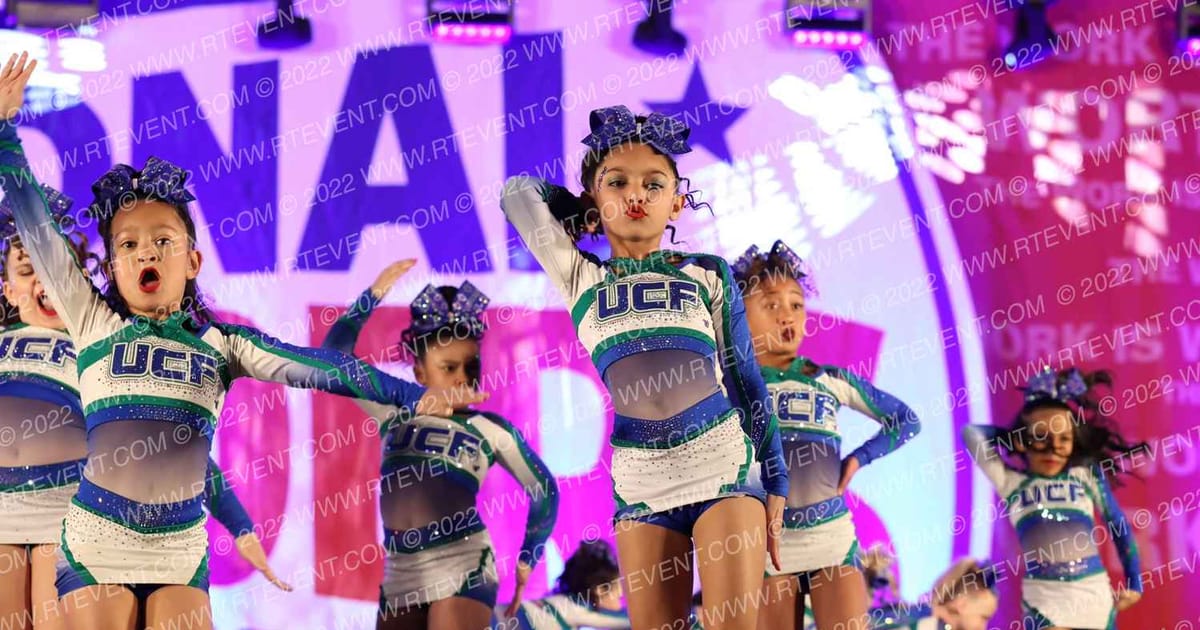University Cheer Force Mini Quakes · NCA Roseville Showdown